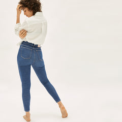 The Way-High® Clean Front Skinny Jean | Vintage Blue | 26.5" Inseam
