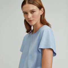 The Relaxed Hemp Tee | Periwinkle