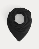 The Feather Cashmere Bandana | Black