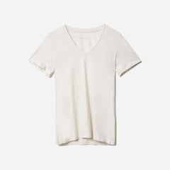 The Organic Cotton V-Neck | Heathered Oat