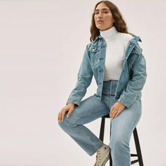 The Organic Cotton Turtleneck | White