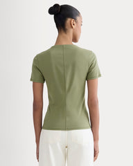 The Form Tee | Lichen Green