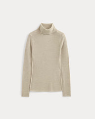 The Turtleneck in Ultrasoft Merino | Heather Oatmeal