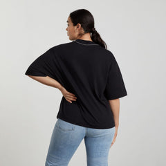 The Premium Weight Relaxed Tee | Black