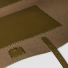 The Luxe Italian Leather Tote | Beech