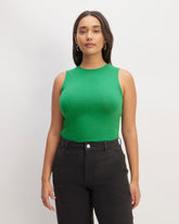 The Supima® Form Tank | Grass Green
