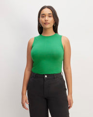 The Supima® Form Tank | Grass Green