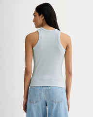 The Shimmy Cutaway Tank | Air Blue