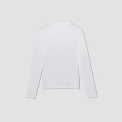The Supima® Form Funnel Neck Tee | White