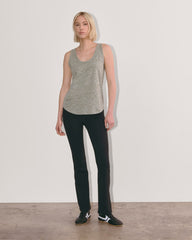 The Perform Tank | Heathered Grey / Olive