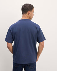 The Premium-Weight Relaxed Crew | Uniform | Navy