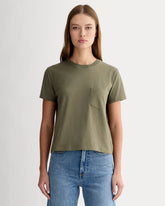 The Organic Cotton Box-Cut Pocket Tee | Kalamata | Pocket