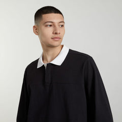 The Premium-Weight Rugby Shirt | Black