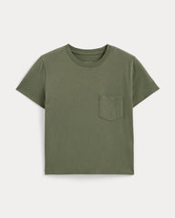 The Organic Cotton Box-Cut Pocket Tee | Kalamata | Pocket