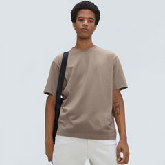 The Premium-Weight Relaxed Crew | Uniform | Taupe Grey