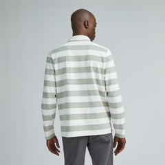 The Premium-Weight Rugby Shirt | Seagrass / Canvas Tan