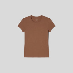 The Relaxed Hemp Tee | Carob Brown