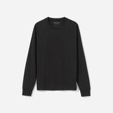The Premium-Weight Long-Sleeve Crew | Uniform | Black