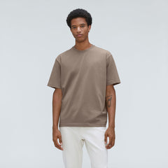 The Premium-Weight Relaxed Crew | Uniform | Taupe Grey
