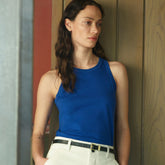 The Tank in Essential Cotton | Mazarine Blue