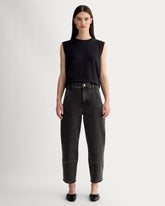 The Utility Barrel Pant | Washed Black | Regular