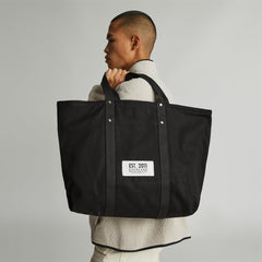 The Organic Canvas Weekender | Black
