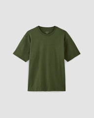 The Premium-Weight Relaxed Crew | Uniform | Deep Moss Green