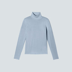 The Organic Cotton Turtleneck | Mist