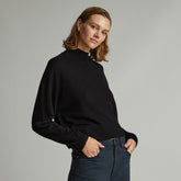 The Luxe Merino Turtleneck | Black