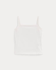 The Essential Square-Neck Tank | White
