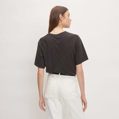 The Organic Cotton Raglan Tee | Vintage Black