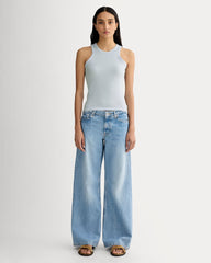 The Shimmy Cutaway Tank | Air Blue