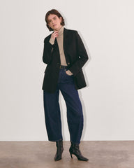 The Turtleneck in Lurex Merino | Gold