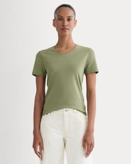 The Form Tee | Lichen Green