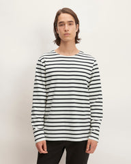 The Premium-Weight Long-Sleeve Mariner Tee | Canvas / Black