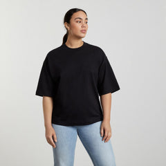 The Premium Weight Relaxed Tee | Black