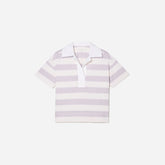 The Retro Jersey Polo | Pale Orchid / Canvas