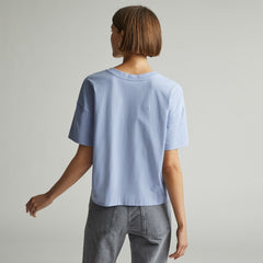 The Organic Cotton Slouchy V-Neck | Periwinkle