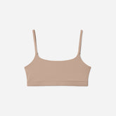 The Invisible Square-Neck Bralette | Light Tan