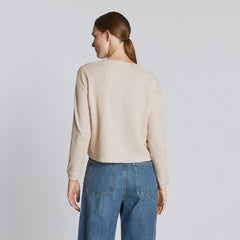 The Organic Cotton Waffle Henley | Brazilian Sand