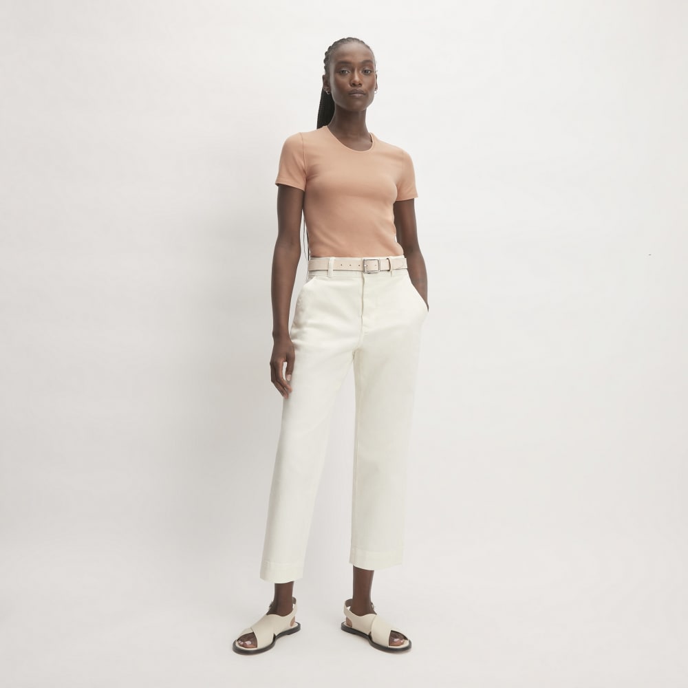 The Supima® Form Crew Neck Tee | Blush Pink