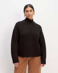The Cloud Oversized Turtleneck | Black
