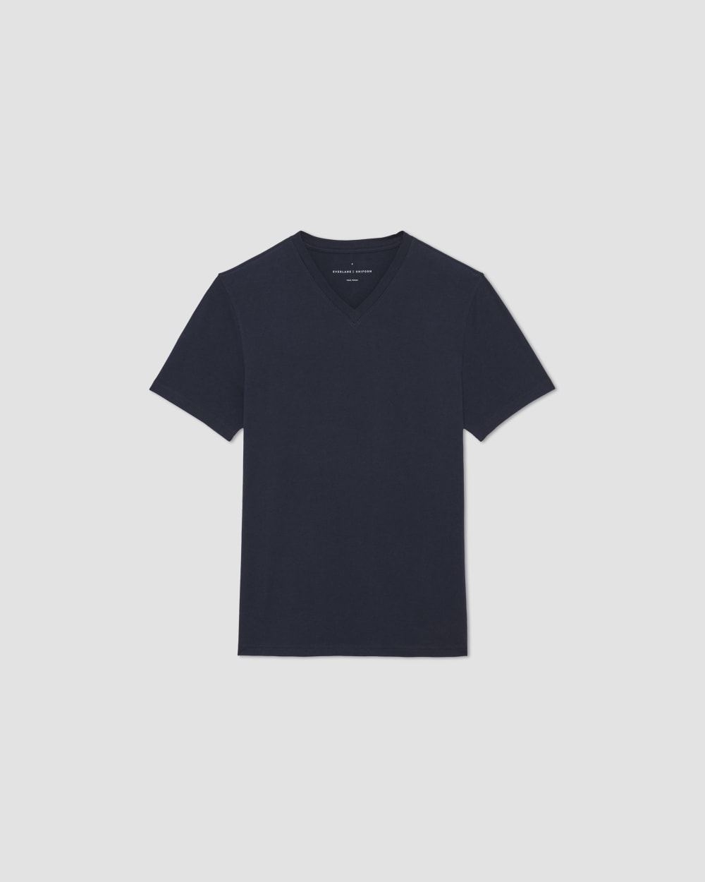 The Essential Organic V-Neck Tee | Deep Navy