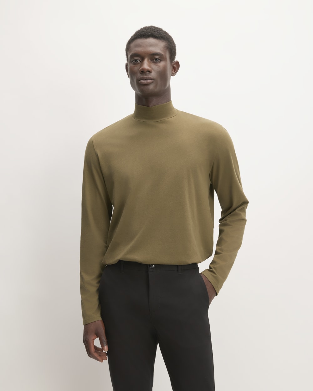 The Organic Cotton Long-Sleeve Turtleneck | Beech