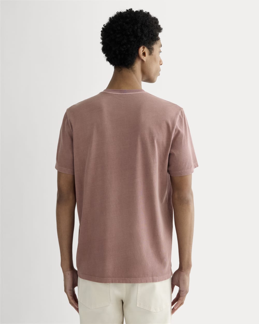 The Essential Organic Garment-Dyed Henley | Brown Garment Dye