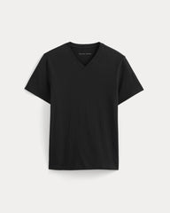 The Essential Organic V-Neck Tee | Black