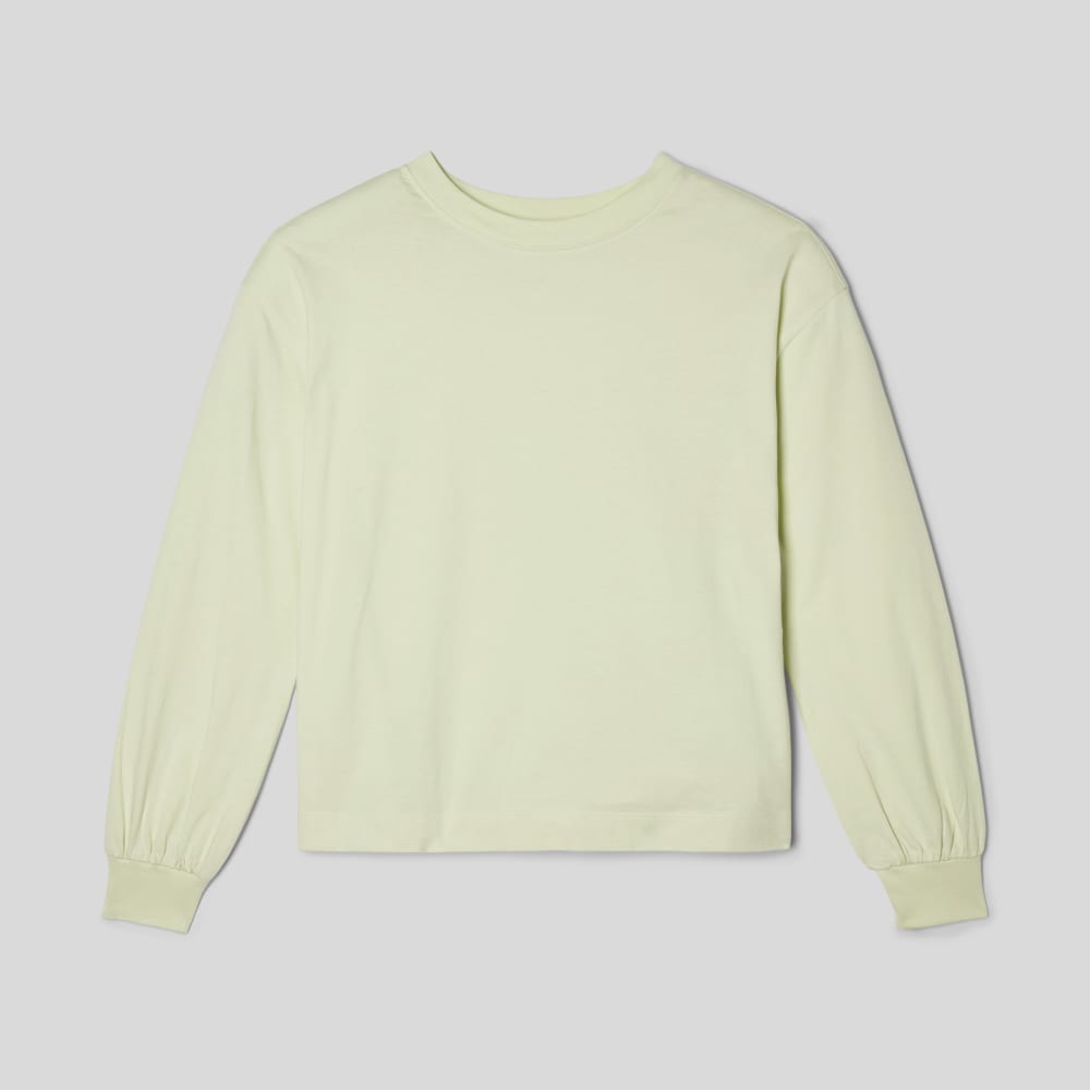 The Organic Cotton Long-Sleeve Tee | Seafoam Green