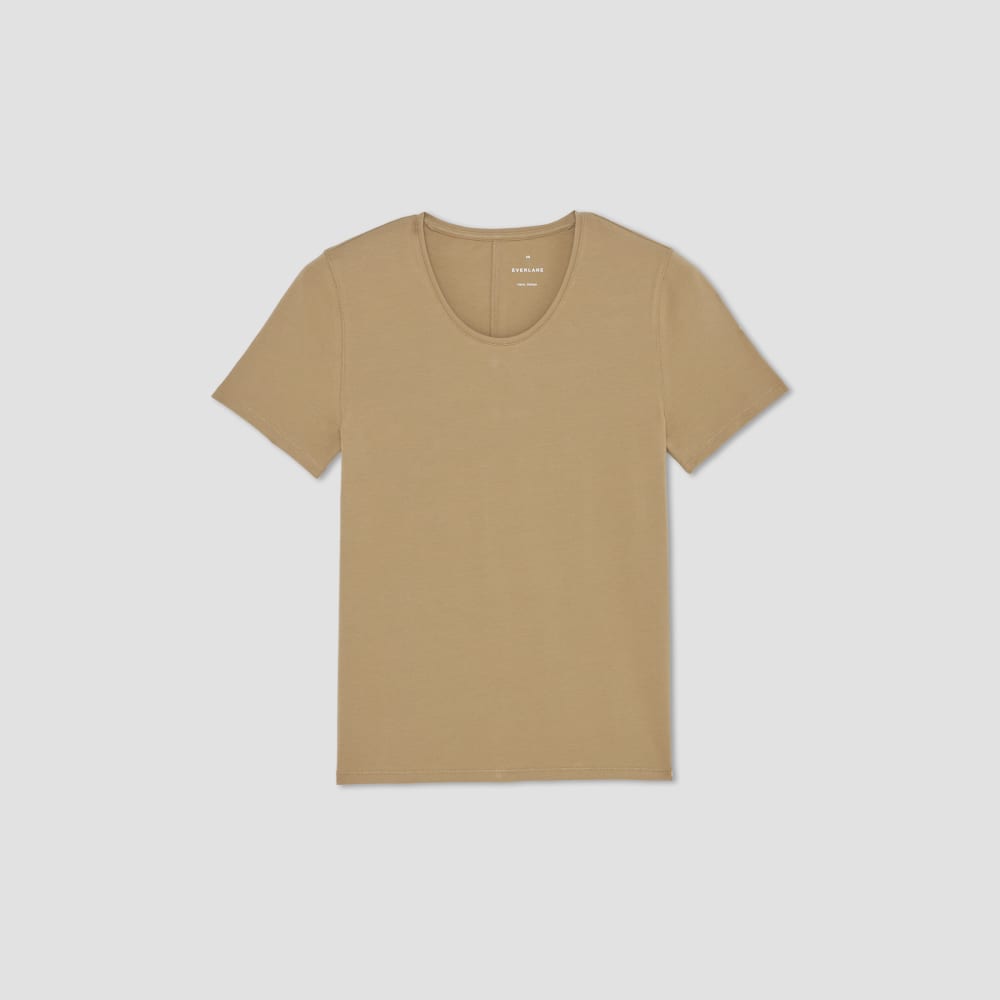 The Supima® Form Crew Neck Tee | Tiger's Eye