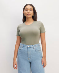 The Supima® Form Crew Neck Tee | Sage Green