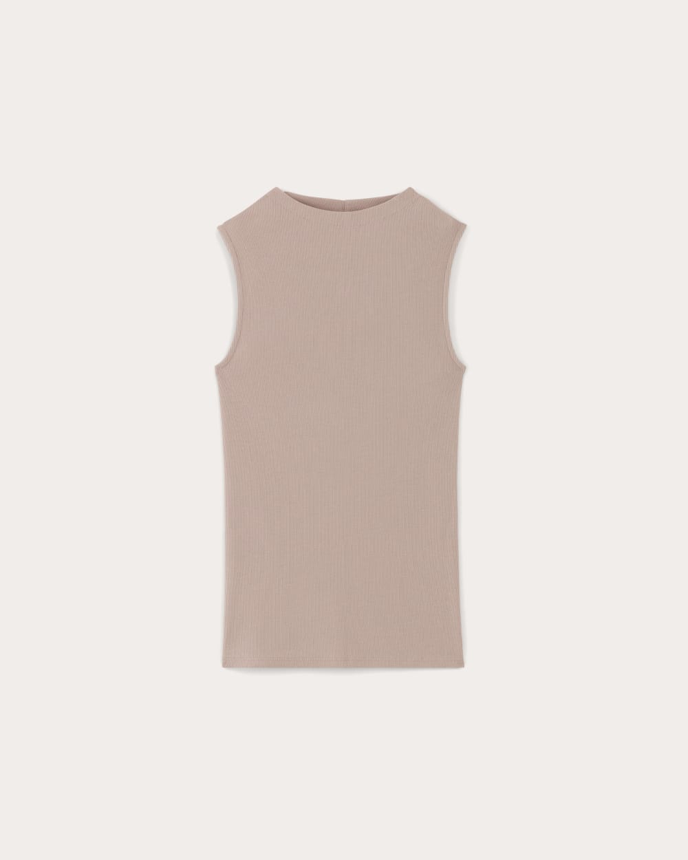 The Luxe Rib Funnel-Neck Tank | Dusty Rose